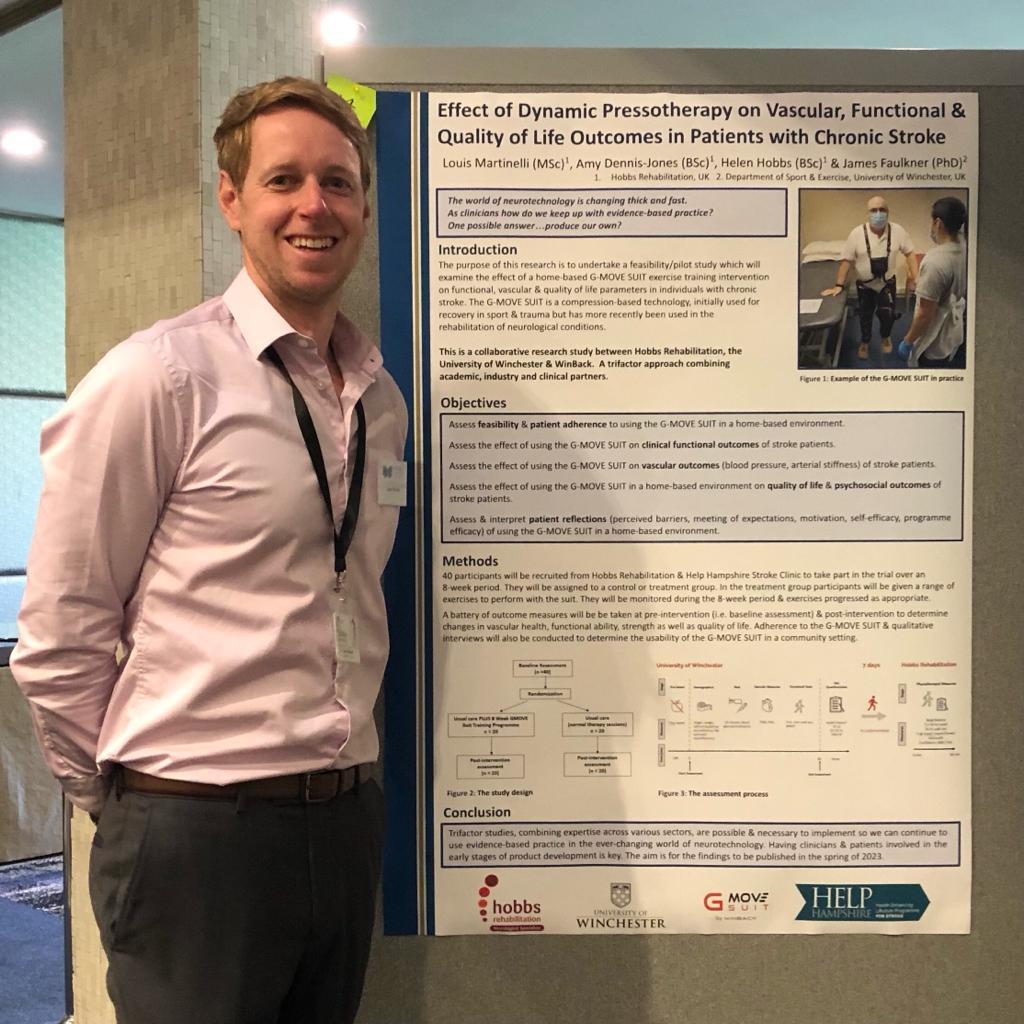 Louis Physiotherapist Academic Poster Research | Hobbs Rehabilitation